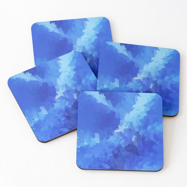 Item preview, Blue Fighter Abstract Painting designed and sold by nelloryn.