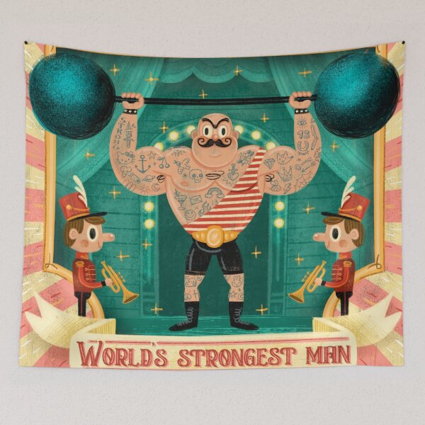Item preview, Worlds Strongest Man designed and sold by wayahesubuh.