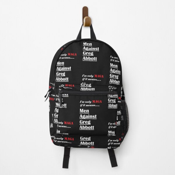 Item preview, I am only MAGA if it means...Men Against Greg Abbott with black outline and red maga designed and sold by JoyOfHopeStore.