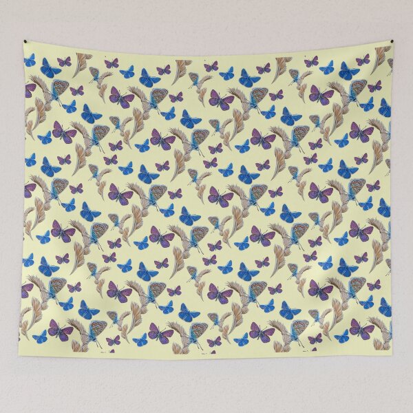 Item preview, Common Blue Butterfly pattern designed and sold by IslesArt.