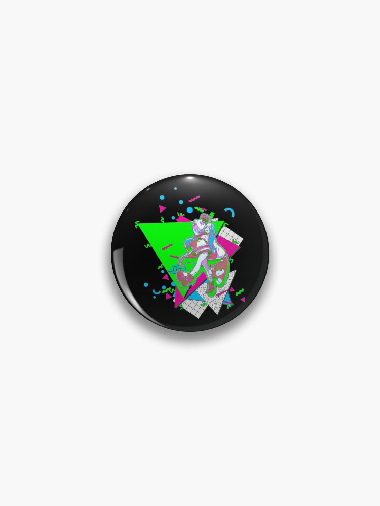 Bridget - Guilty Gear *90s graphic design* Pin for Sale by Carryneon