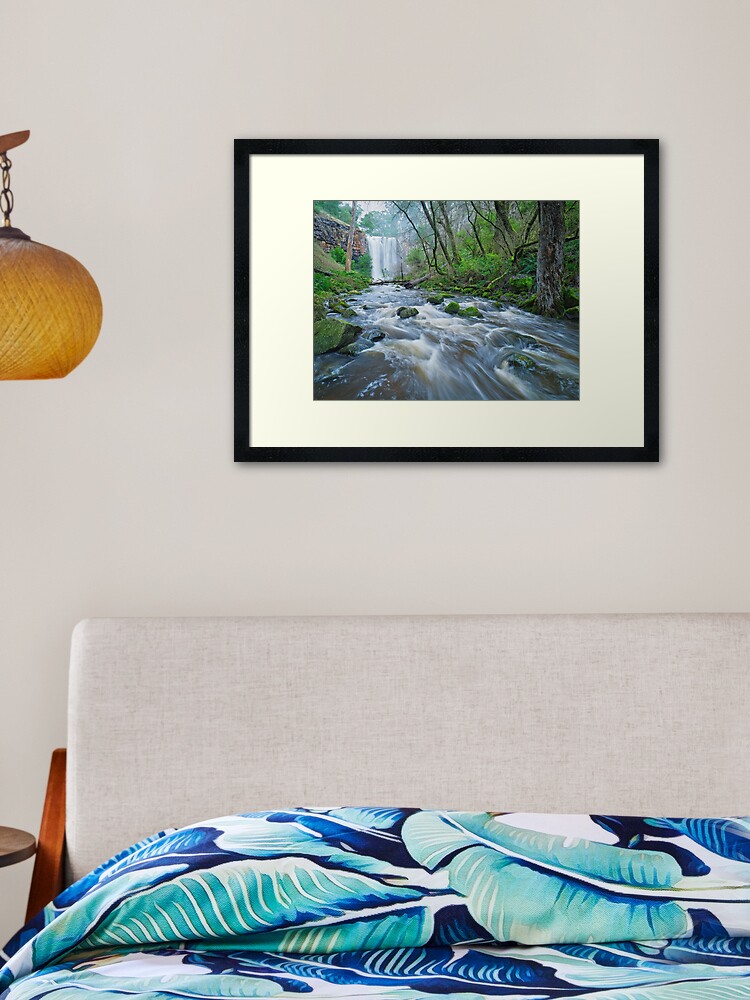 Thumbnail 1 of 7, Framed Art Print, Trentham Falls, Victoria, Australia designed and sold by Michael Boniwell.