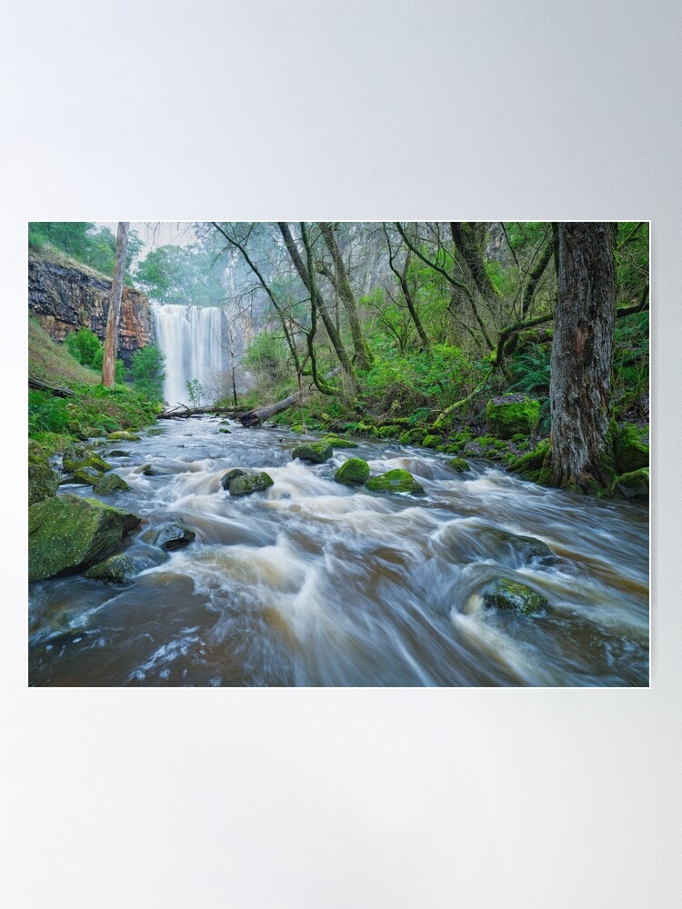 Thumbnail 2 of 3, Poster, Trentham Falls, Victoria, Australia designed and sold by Michael Boniwell.
