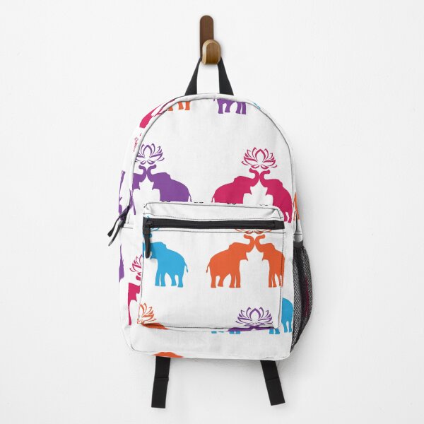 Item preview, Elephant Lotus Flower Pattern Multi color Design designed and sold by RiyonArts.
