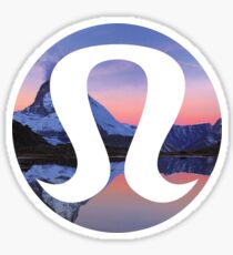 Lulu Mountain Sunset Sticker