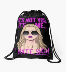 it's not you Drawstring Bag