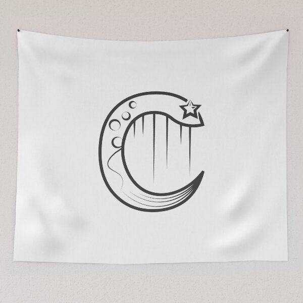 Item preview, Letter C Based Conception Abstract Line art  designed and sold by NaveenNS.
