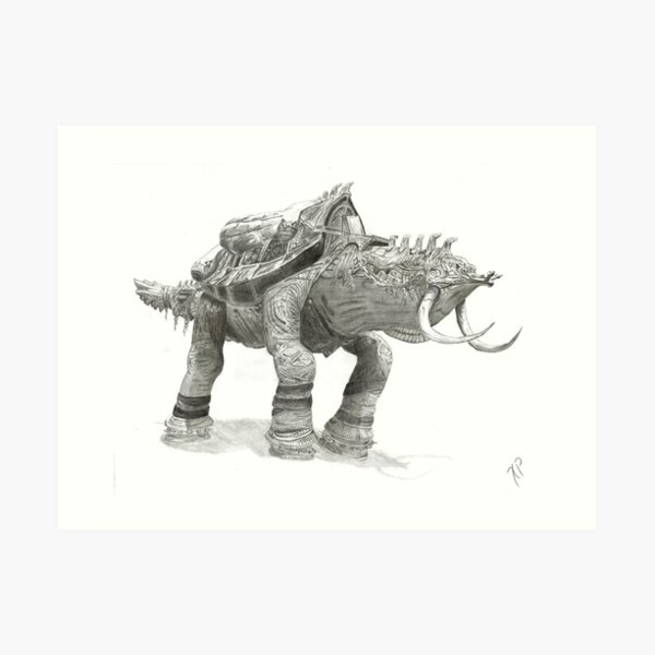 Adamantoise Art Print