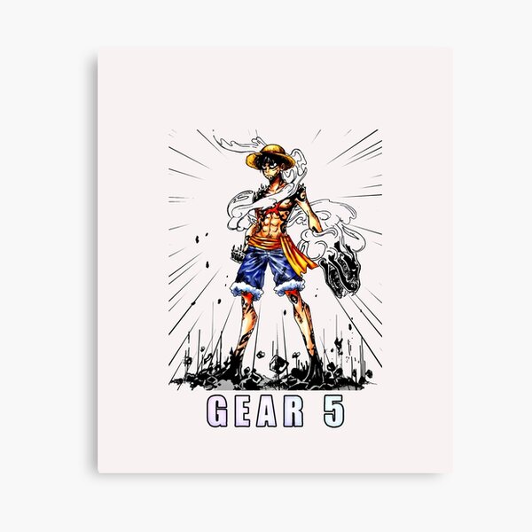 Bleach Web - Toile 5 pièces Monkey D. Luffy Tableau Canvas