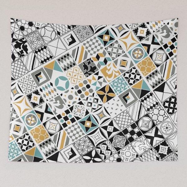 Item preview, Vintage Beach Colored Patterns designed and sold by sunnthreads.