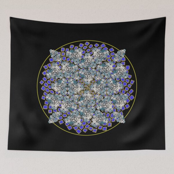 Item preview, Cloudy Cube Mandala Cacophony & CircleVisions (Y&P) designed and sold by createVisions.