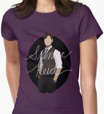Spencer Reid / Matthew Gray Gubler Criminal Minds Sillouette Art With Name Women's Fitted T-Shirt