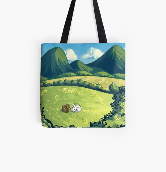 Best of bunny friends. All Over Print Tote Bag
