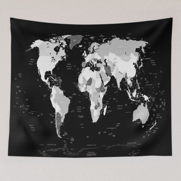 Item preview, world map designed and sold by BekimART.