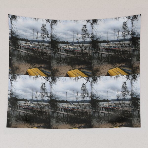 Item preview, Boat Framed By Branches designed and sold by Evita.