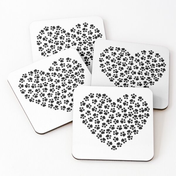 Item preview, Cute pet paws heart designed and sold by Izy Shop.