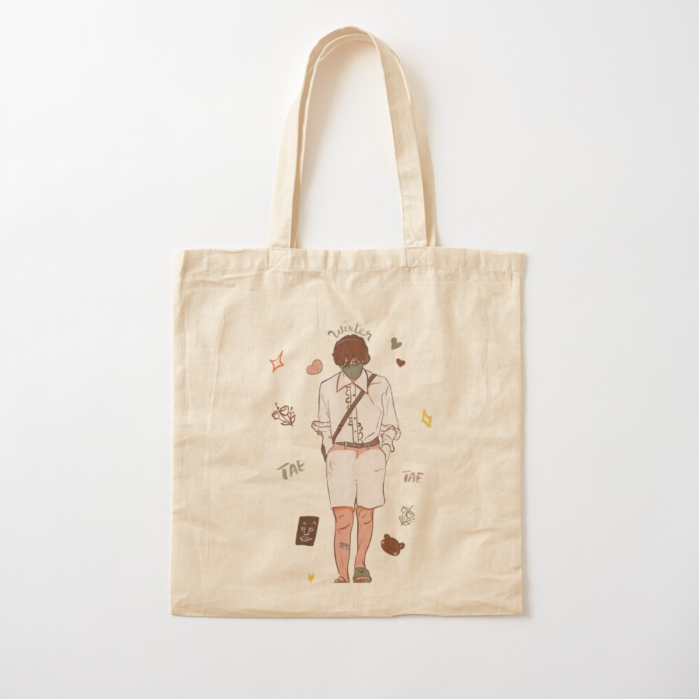 Kim Taehyung/V airport fashion bts line art Tote Bag for Sale by sibib