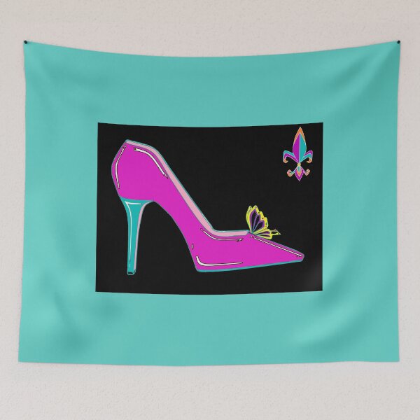 Item preview, Shoes with Butterfly with Black Background designed and sold by judy snyder.