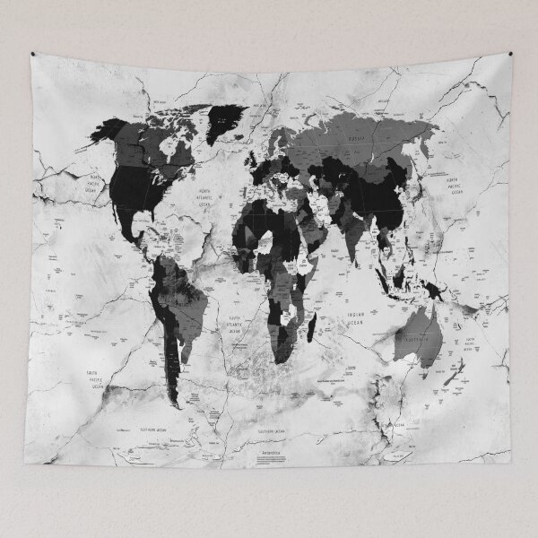 Item preview, world map designed and sold by BekimART.
