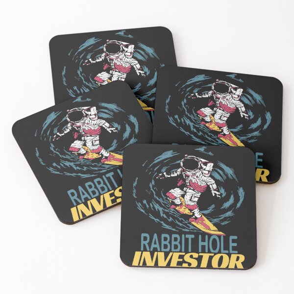 Artikelvorschau, Surfender Astronaut im Weltraum - Rabbit Hole Investor entworfen und verkauft von BearMrktGenius.