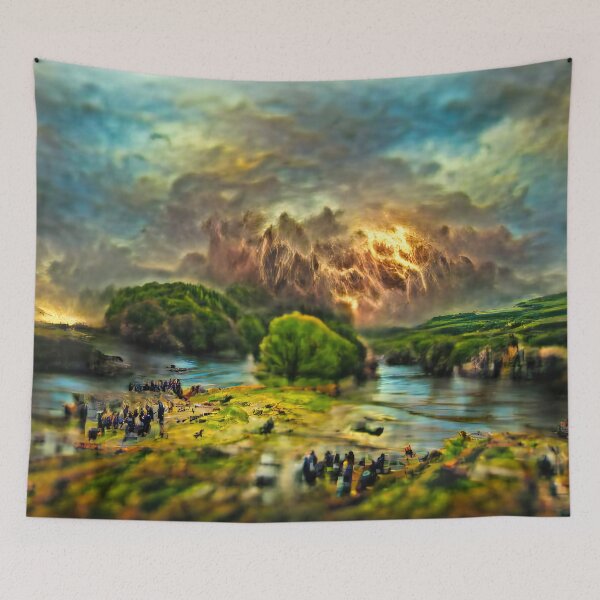Item preview, The Oncoming Strange Dust Storm designed and sold by PictureNZ.