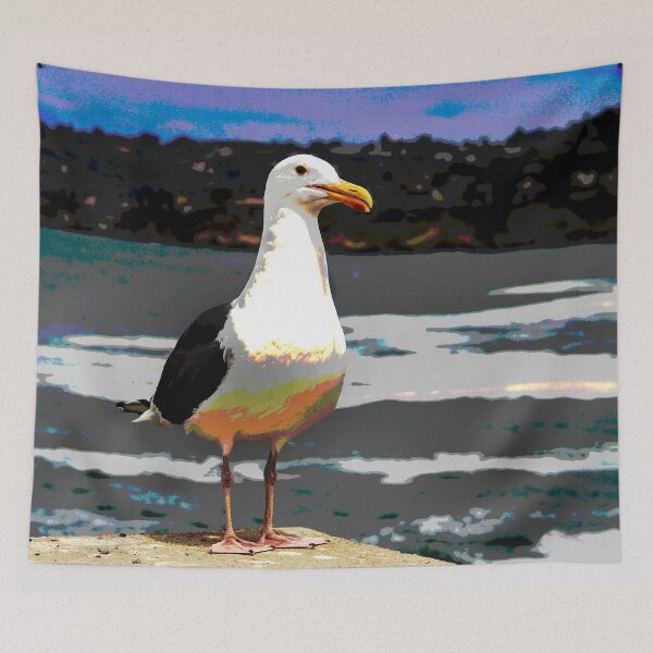 Item preview, Seagull From Planet Zorg designed and sold by heatherfriedman.