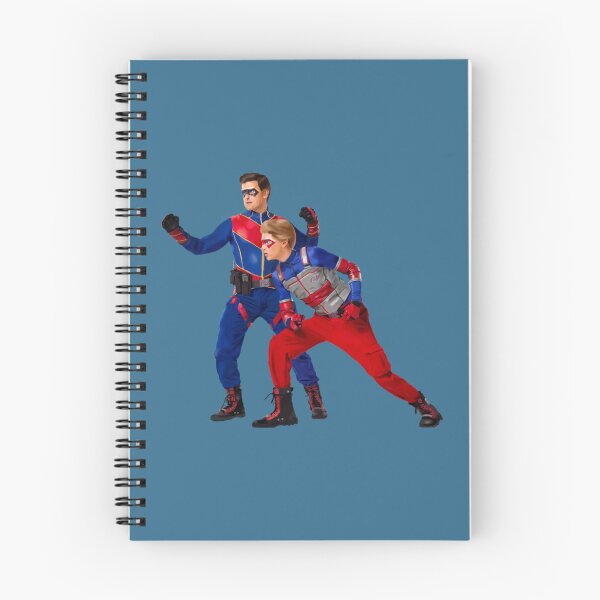 Item preview, Kid Danger and Captain Man Heroic Full Sketch   designed and sold by EmeraldAndJade.