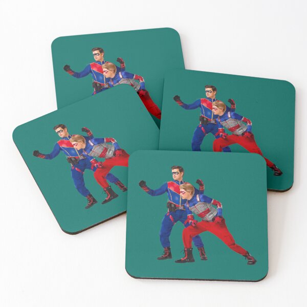 Item preview, Kid Danger and Captain Man Heroic Full Sketch   designed and sold by EmeraldAndJade.