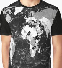 world map Graphic T-Shirt