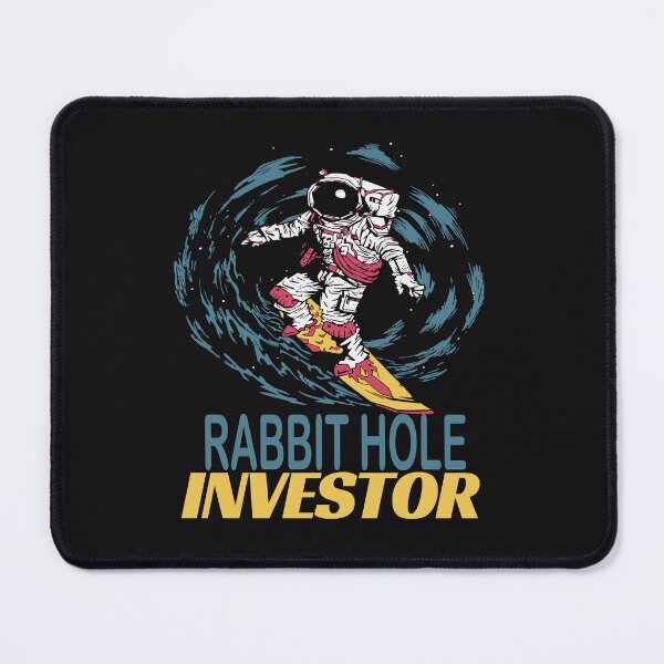 Item preview,  Surfing Astronaut in outer space  - Rabbit Hole Investor - Too the Moon designed and sold by BearMrktGenius.