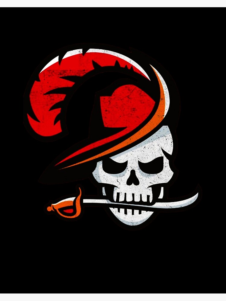 PRINTABLE Tampa Bay Bucs Pirate Ship Digital Painting Wall 