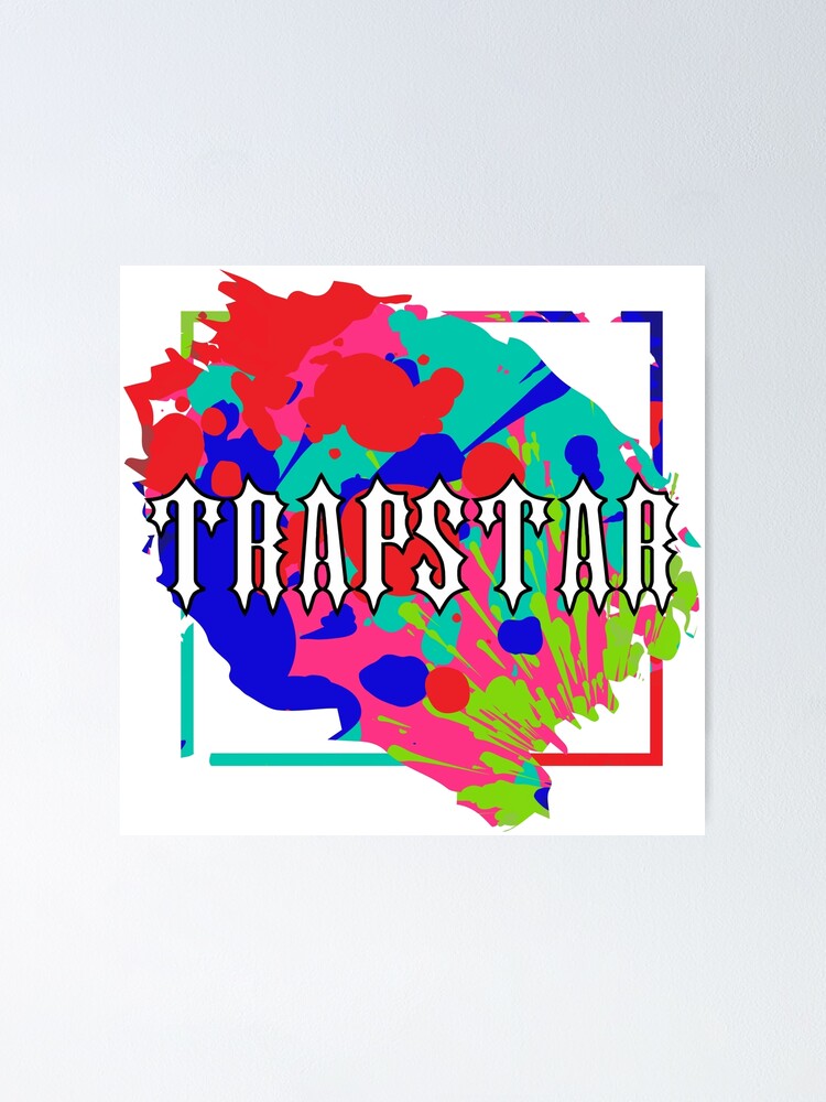 "Trapstar Colorful Logo" Poster for Sale by Aegistart Redbubble
