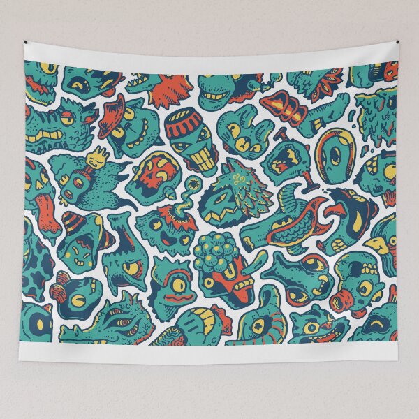 Item preview, Heads 1 (colored b) by Lei Melendres designed and sold by LeiMelendresArt.