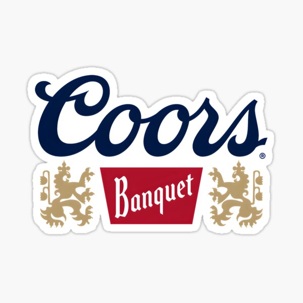 Coors Banquet Rodeo Logo Distressed Sticker