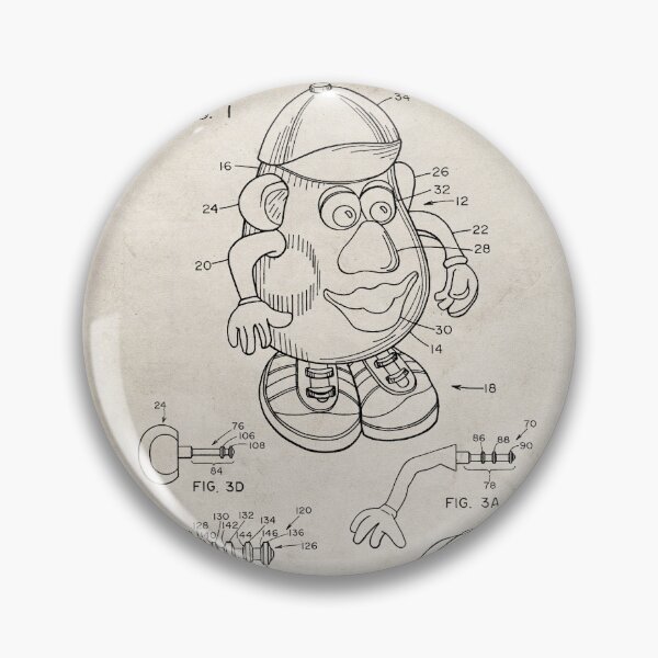 Item preview, Mr Potato Head Patent - Potato Head Art - Antique designed and sold by patentpress.