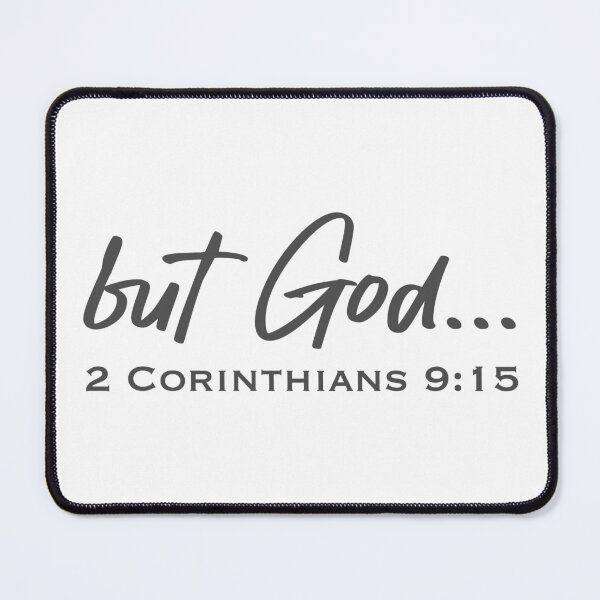 Item preview, Christian Design - but God... 2 Corinthians 9 verse 15 designed and sold by simplydesignart.