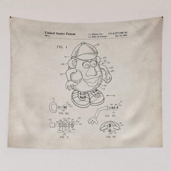Item preview, Mr Potato Head Patent - Potato Head Art - Antique designed and sold by patentpress.