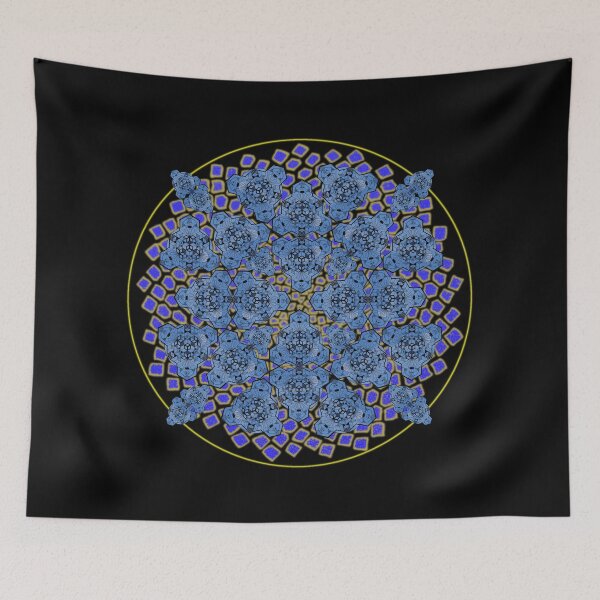 Item preview, Blue Moon Cube Mandala Cacophony & CircleVisions (Y&P) designed and sold by createVisions.