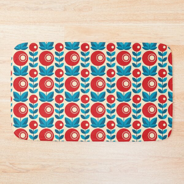 Item preview, 1077 - retro berries, blue - red designed and sold by RouCouCou.