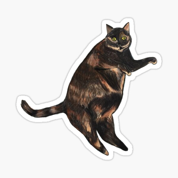 Mosaic the Cat Sticker