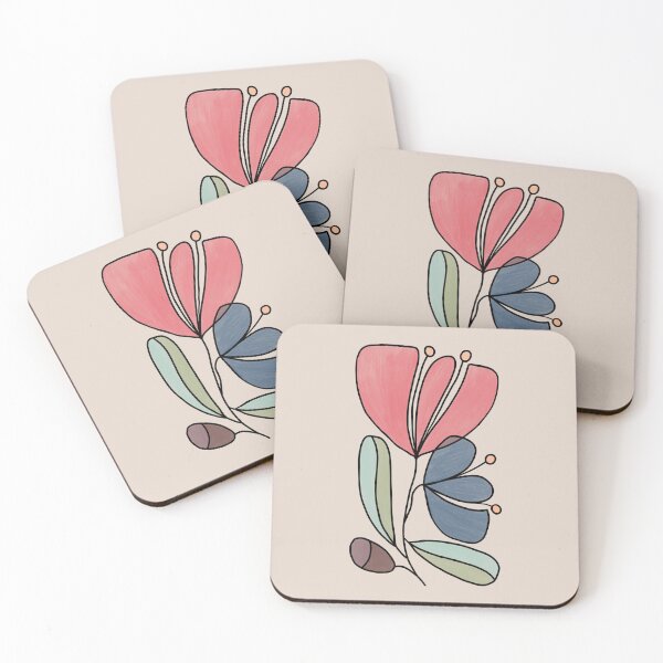 Item preview, Retro Abstract Floral Print, Vol 1 of 5 designed and sold by Gwen Tan.