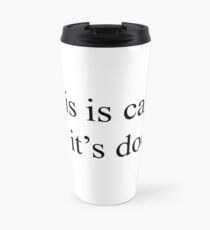 Spencer Reid / Matthew Gray Gubler Criminal Minds Quote Art Travel Mug
