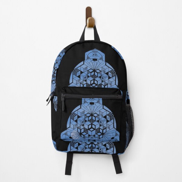 Item preview, Blue Moon Cube Mandala 180° Resized designed and sold by createVisions.