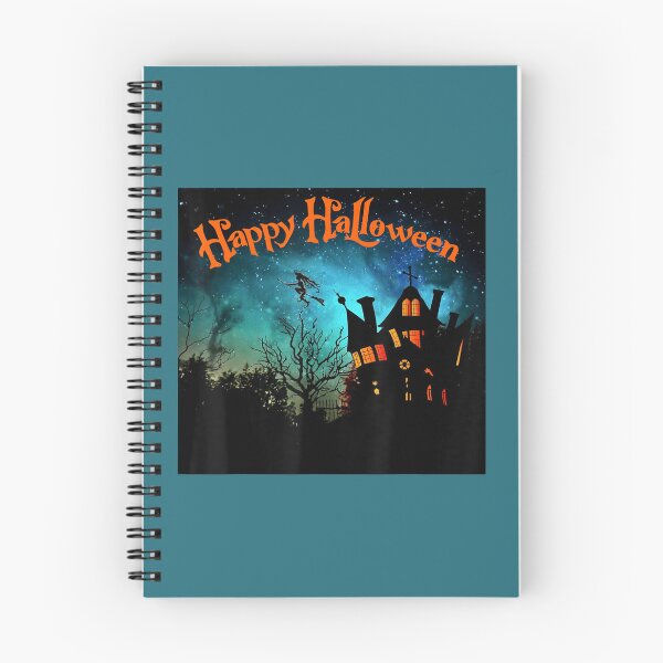 Item preview, Creepy Halloween House With A Witch Flying designed and sold by ThuyNhan.