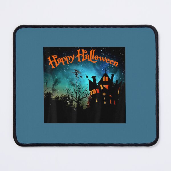Item preview, Creepy Halloween House With A Witch Flying designed and sold by ThuyNhan.