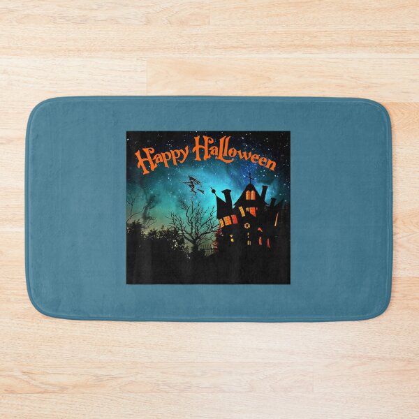 Item preview, Creepy Halloween House With A Witch Flying designed and sold by ThuyNhan.