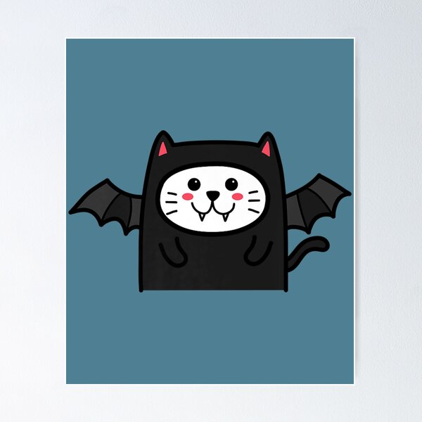 Item preview, Cute Cat Halloween Vampire Bat Costume Kitty Lover designed and sold by ThuyNhan.