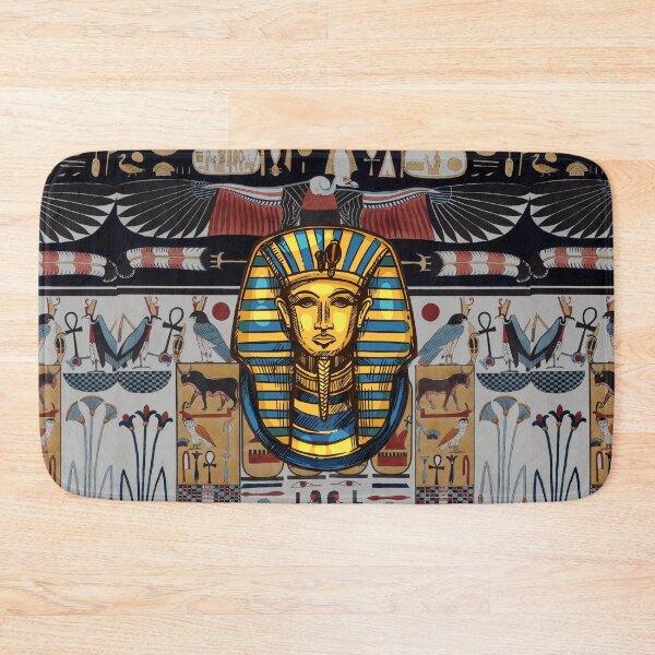 Item preview, Ancient Egyptian Relief and Pharaoh Tutankhamon designed and sold by ArtOfStars.