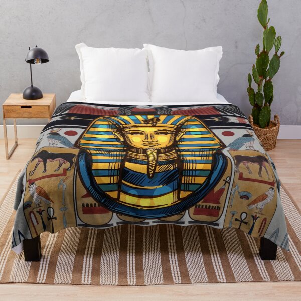 Item preview, Ancient Egyptian Relief and Pharaoh Tutankhamon designed and sold by ArtOfStars.