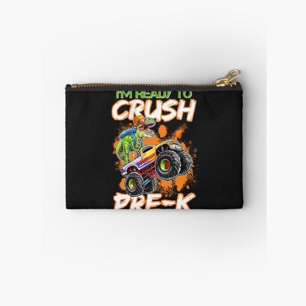 Item preview, Crush Pre-k Dinosaur Monster Truck Back to School Boys Kids designed and sold by Makebashington.